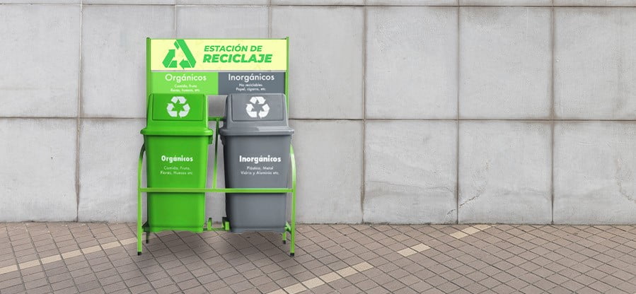 contenedores de reciclaje colores