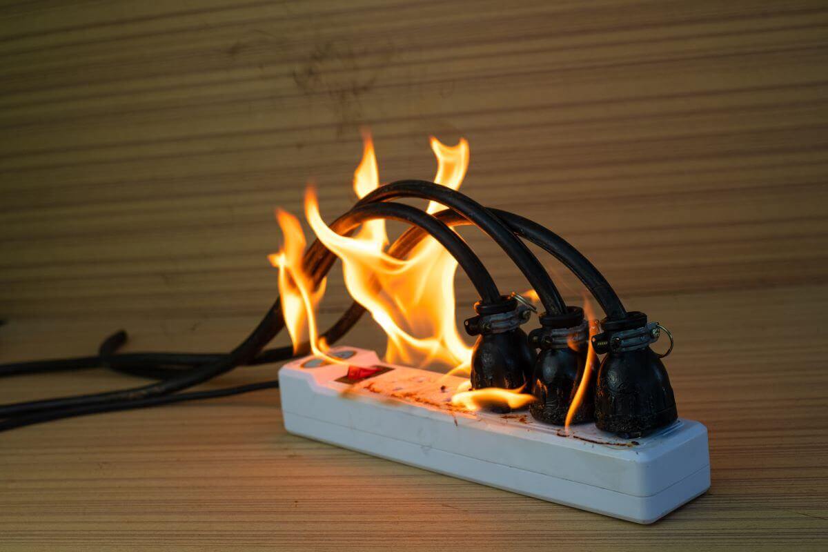 Que hacer si hay un incendio electrico
