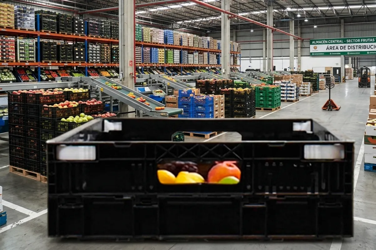 cajas colapsables de plástico