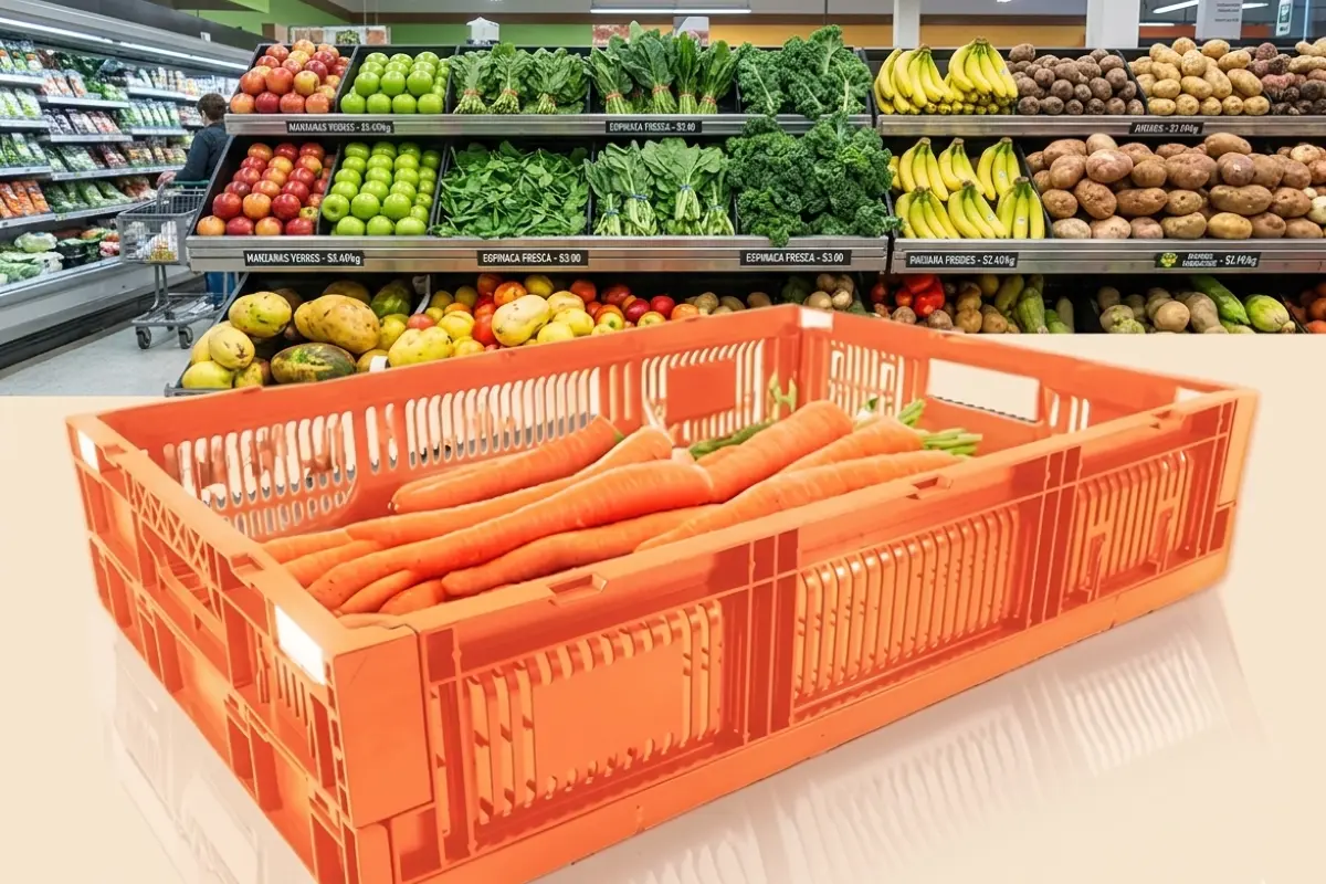 beneficios de cajas de plastico plegables